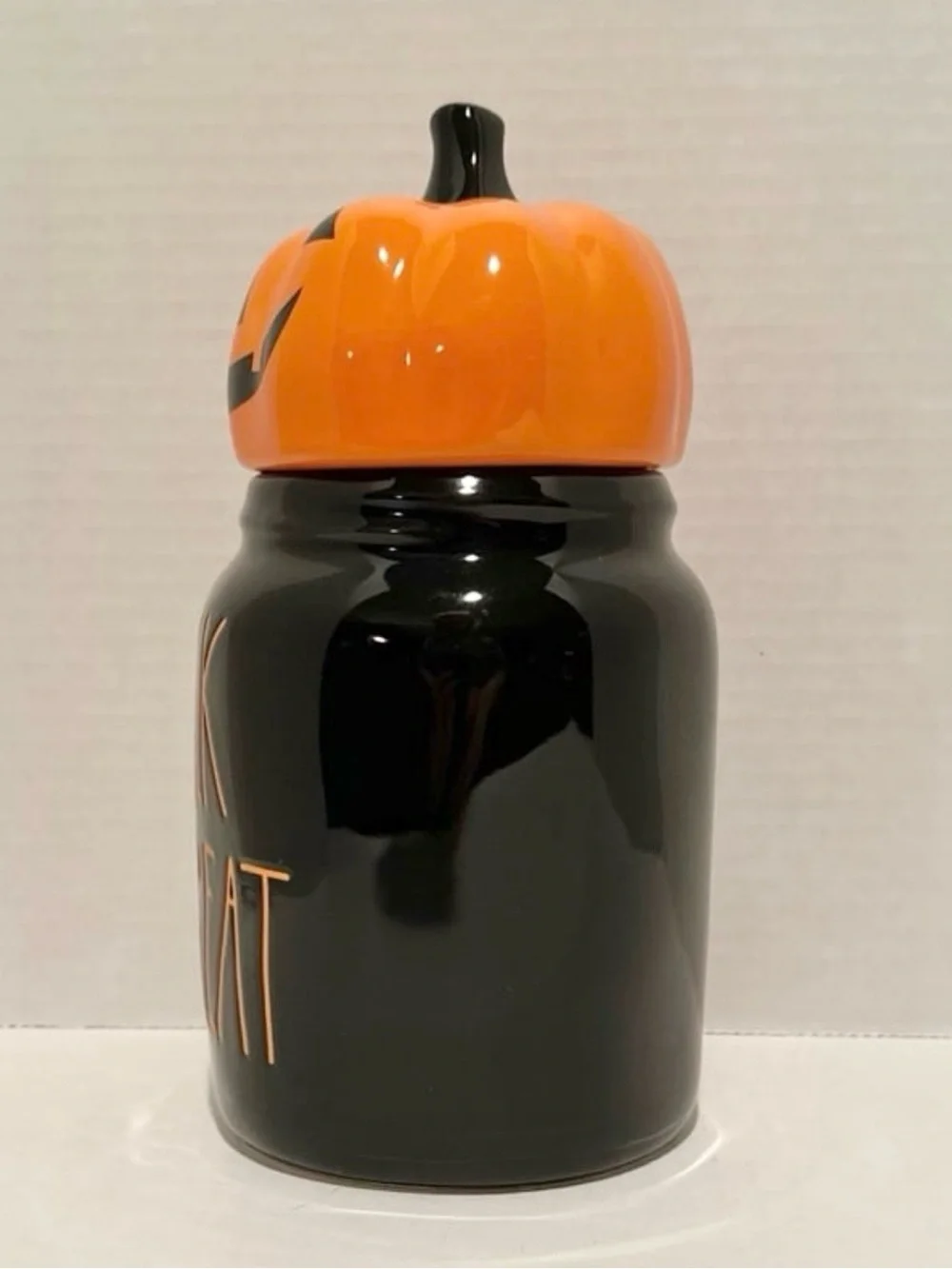 Rae Dunn Trick or Treat Pumpkin Canister
